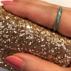 Tiffany Blue Enamel Ring